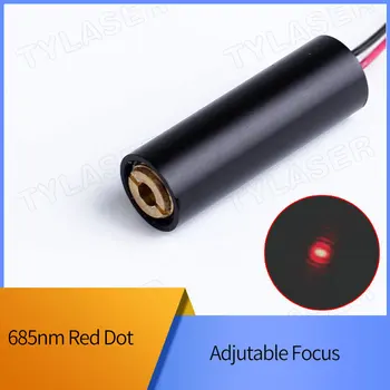 D10x30 mm, Podesiv Fokus 685 nm 1 Mw 5 Mw 10 Mw Modul diode laser s crvenom točkom Industrijska Klasa ACC Vozač TYLASERS