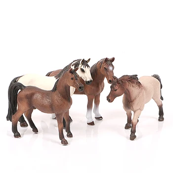 Realno životinja Лузитано Hannover Клейздейл Oldenburg Model konja Obrazovne zbirka farma Figurica Model dječje igračke