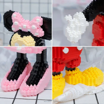 Nova serija Disney Mickey Minnie Donald Duck model čestica koordinate gradivni blokovi prikupljeni dječji poklon uređenje igračke