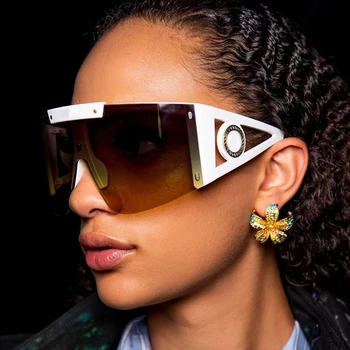 2021 nova muška ženska moda u Europi i Americi velike sunčane naočale UV400 zaštita od vjetra sandbox povezani sunčane naočale