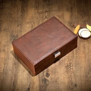 Fashin kutija za nakit od sintetičke kože leatehr kutija za pohranu organizator kutija drvena kutija za nakit organizator za spavaće sobe organizerMSSH020