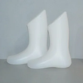 2 kom. Bijele Prozirne Dječje Noge Plastične Lutke za Noge Za Dječje čarape Sox Prikaz Lutka za Izlog Cipele