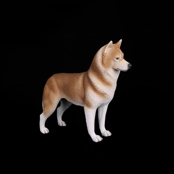 Žute i Sive Model sibirski psi haski Lijepe Igračke za životinje