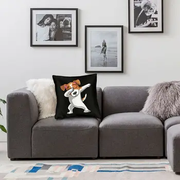 Jack Russell Terijer Navlake za jastuke 45x45 Home Dekorativni Print Brisanje Psi Bris Plesni Pokret Bacanje Jastučnicu za kauč Jastučnicu