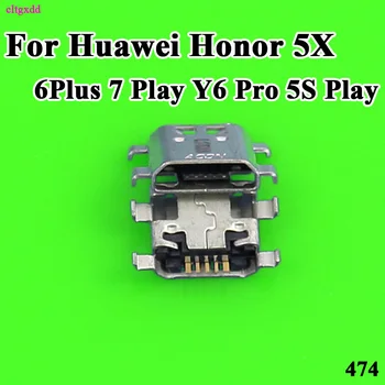 Cltgxdd 10 kom. za Huawei Honor 5X Play 6 Plus 7 Y6 Pro 5S Play Micro USB Port za Punjenje Priključak Utičnica
