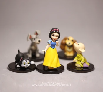 Disney Princeza Snjeguljica Crtani 3-7 cm 5 kom./compl. mini-lutka Lik Anime Kolekcija Figurica Igračka model za djecu poklon