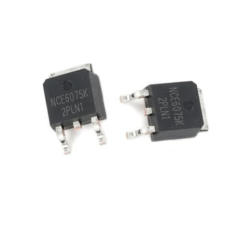 10 KOM./LOT NCE6075K NCE6075 6075K 60 75A TO-252 TO252 MOS FET Novi i originalni chipset IC MOSFET-N