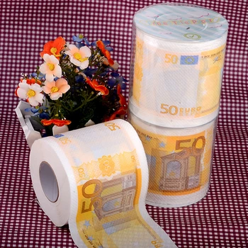 50/100 EURO Novčanica Pisana Toaletni Papir Europa EURA Novo Tkivo Zabavna 100 eura Roll Novca Geg Poklon Toaletni Papir Ukrašen