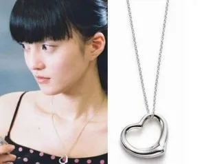 Korejski Moda Identitet Klasicni Sjajnu Ogrlicu u obliku srca Za žene Proizvođači Poklon nakit,veleprodaja Ogrlice Ogrlice Ogrlice