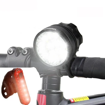 Punjiva Baterija 12000 mah 30000lm 16x XML-T6 LED 3 načina Biciklistička svjetlo Led prednje svjetlo za Maglu Žarulja Pribor za bicikl