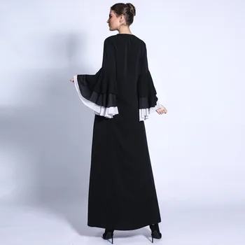 Otvoreno шифоновое Abaja Dubai Turska Islam Bangladeš Arabic muslimansko duga haljina za žene Vestido Dugački Ogrtač kimono Femme Musulmane