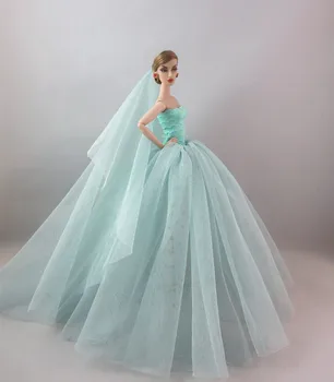Originalni odjeću za haljine barbie pribor princeza odjeća za vjenčanje haljina večernja haljina barbie bjd 1/6 lutkarska igračka