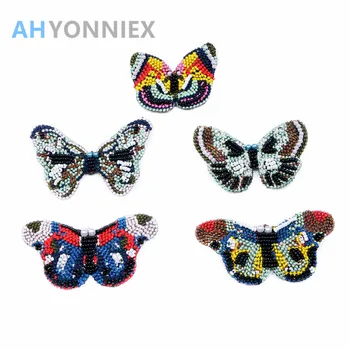 AHYONNIEX 1 kom. leptir blještavilo dijamanata нашивки zrna zašiti izvlačenja oblog odjeća obuća torbe nakit krpa DIY