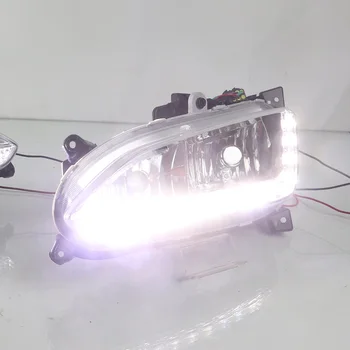 Za Hyundai IX45 Santa Fe 2013 Auto LED DRL Dnevni Podvozje svjetla Prednja maglenka Lijeva strana