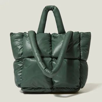 Modni Svakodnevne meke torbe na rame Dizajnerske prošiven ženske torbe Luksuzna torba preko ramena od Umjetne Kože Visoke Kvalitete Velika torba 2021