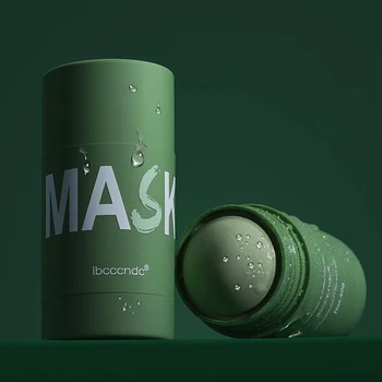 Blato film Ekstrakt Zelenog drveta Blata Maska-stick Za Uklanjanje akni i prištića lica Kontrolu Ulja Nježno Čišćenje Lica Tvrda Maska je Prirodna