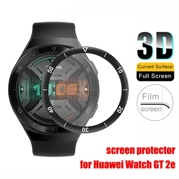 2 kom. zaštitna folija za Huawei Watch GT 2e 3D Zakrivljeni Mekana vlakna Potpuno pokriva Zaštitna folija za Huawei GT2E Zaštitna folija
