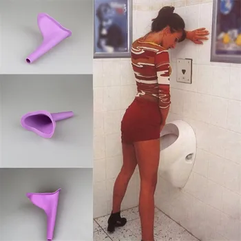 1 kom. prijenosni pisoar za putovanja soft silikagel stoji urin ženski wc pješačkih dimnjak za urin ženski pisoar za putovanja stoji urin
