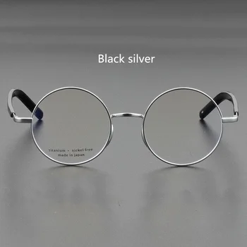 2022 Novi Japanski Ručne izrade u Retro Okrugle Naočale od čistog Titana u Okvirima Optički Kratkovidnost Za muškarce i žene Naočale Ultra Naočale