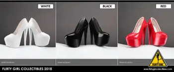 Na raspolaganju 1/6 Skala Moda PVC Materijal je Ženska Super Visoke Štikle s vodootporne cipele na platformu Modela fpr 12