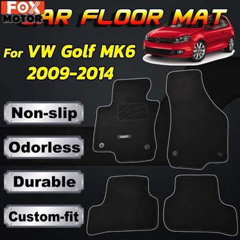 VW Golf Mk6 GTI 2008 2009 2010 2011 2012 2013 običaj Auto-Tepih Tepih Tepisi Auto Interijera Najlon Gumene Obloge Brod