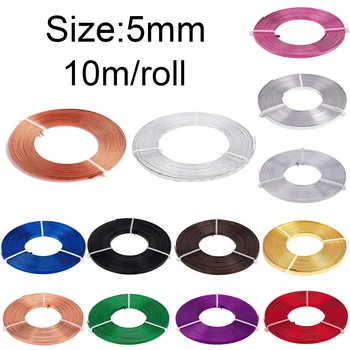 1~2 Role 3 mm/5 mm Širine Male Žice za nakit 18 Kalibara Aluminijska žica za безеля, Skulpture, Armature, Izrada nakita,mješovite boje