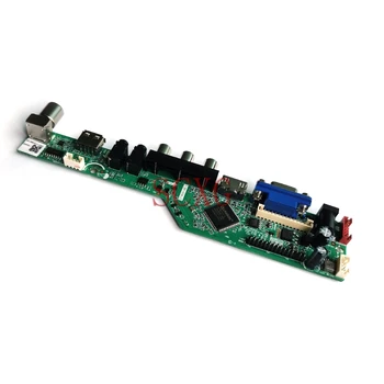 40-pinski ekran LVDS naknada pogona HDMI kompatibilan USB, AV priključak VGA Set je Pogodan za LP140WH2-TLM2/TLN1/TLQ1/TLS1/TLT1/TLTA Analogni LCD zaslon/LED 1366*768