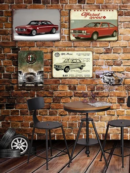 Opel Stari Automobil U Retro Metal Жестяная Firma Plakat Home Garaža Pločica Caffe Pub Motel Art Dekor