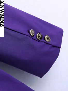XNWMNZ ženska moda двубортный blazer kaput šik majice s visokim strukom nabrane mini ženske suknje mujer office suknje, ženske 2021