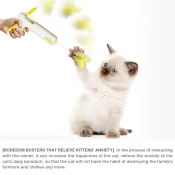 Zabavna Interaktivna Igračka za mačke s Olovkom i kašičica Originalni Pištolj-štap za mačke za mačiće Štence Malih pasa Proizvoda za kućne ljubimce za dropshipping