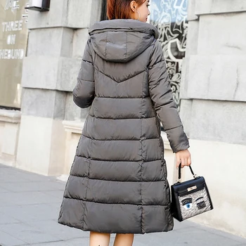 Ženske duge parkovi zimske čvrste debele tople ženske jakne s kapuljačom kaput-20 stupnjeva vodootporne ветрозащитная синтепоновая soft odjeća kaputi