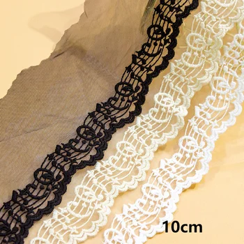 čipka od mrežaste tkanine s glazbenim simbol širine 10 cm, ženske haljine, kaskada, pribor za odjeću ručno DIY