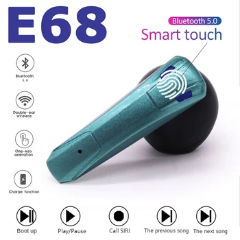 E68 TWS audifonos Bežične Slušalice fone Slot Bluetooth Slušalice ecouteur s Mikrofonom za Smartphone Potrošačka Elektronika