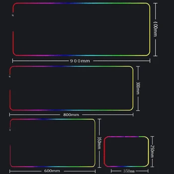 RGB CS GO Hyper Beast podloga za miša Gamer PC Комплектный Stolni Mat Igre Pribor Tipkovnica Varmilo Veliki XXL LED Računalo stol LOL