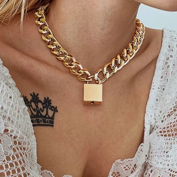 Modne Ogrlice s kovanicama Zlatne boje 2020 Geometrijski zrna Ogrlice Privjesci, Ogrlice za žene Nakit Modni nakit