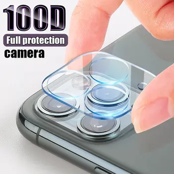 100D Zaštitno Staklo Kamere Za iPhone 11 12 Pro XS Max XR X Kompletan pokrov Objektiva Zaslon Zaštitnik 7 8 Plus SE 2020 Kaljeno Staklo