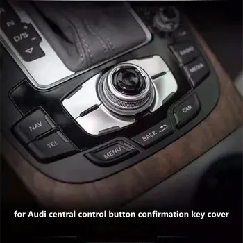 Pogodan za Audi A1 A3 A4 A7 A6 A5 A8 Q3 Q5 Q7 univerzalni multimedijalni navigacijski ručka MMI gumb za potvrdu gumb poklopac ključa