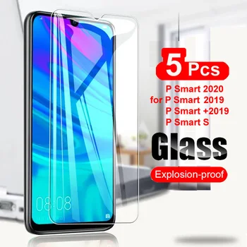 5 Kom. Kaljeno Staklo za Huawei P Smart 2020 2019 Zaštitnik ekrana 2.5 D Telefon Staklena Zaštitna Folija za Huawei P Smart S 9 H