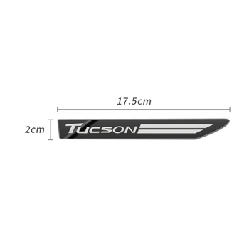 2 kom. Bočno Krilo od nehrđajućeg čelika Ikonu Amblem Krilo za Hyundai Tucson Pribor za Slaganje automobila