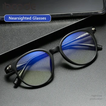 Iboode -1 -1,5 -2 -2,5 -3 -3,5 Ultra Retro Okrugli Rimless S Trim Naočale Za kratkovidnost Kratkovidan Naočale Naočale za kratkovidnost