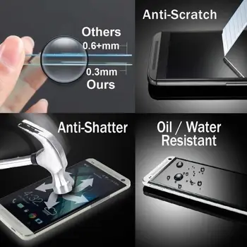 IPhone 6 Plus/6 s Plus Komplet od 3 predmeta zaštitnik zaslon od kaljenog stakla sa zaštitom od ogrebotina ultra-tanki jednostavan za instalaciju