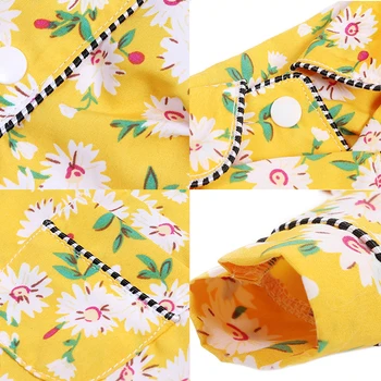 Monotono/cvjetni odjeća za male pse Modni pidžama za pse Odjeća za kućne ljubimce za Chihuahua Йоркские buldoga Odjeća za pse Mantil Jakna za pse