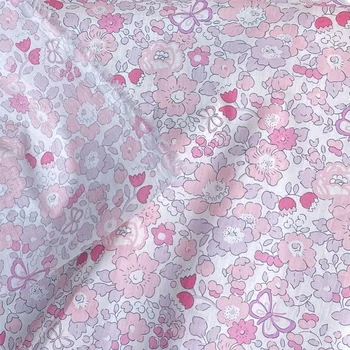 Pink yButterfly Tissun liberty Pamučna Tkanina Za Djecu Dječje Šivanje Tkanine Haljine Suknja DIY Dizajner Ručno Metar