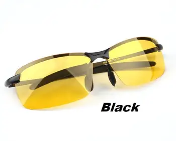 M4 Muške Naočale Polarizirane Sunčane Naočale Za Vožnju Žute Leće, Naočale Za Noćni Vid Vožnje Поляроидные Naočale Smanjuju Odsjaj + Torba