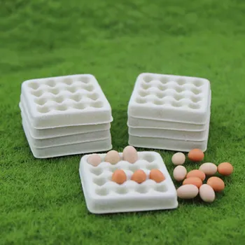 1 KOM lutkine Igračka Model Minijaturna Hrana, Koja se U Mini-Prazna Polica Za Jaja