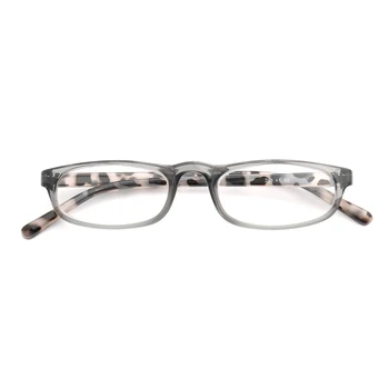Ženska pakiranje naočala za čitanje gospodo Klasicni Prozirne leće Ovalni Siva Леопардовый print Trg Modni smeđe naočale za čitanje +1.5 2.0 2.5 3.0